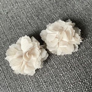 Chiffon Flower - Shoe Clips